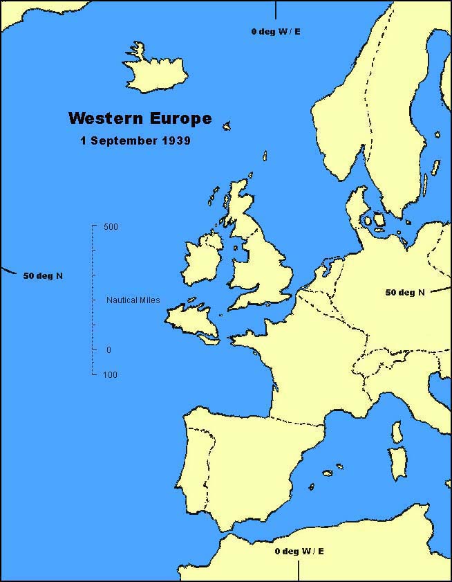 Tarrantry in Europe: 1 September 1939